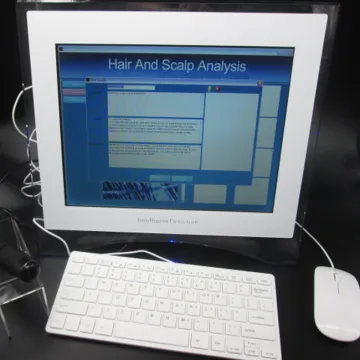 2018 best sell touch screen hair scope analysis equipment