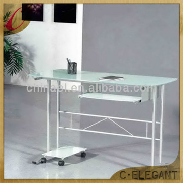 Modern tempered glass computer Table CM304