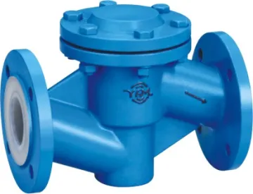 PFA lined check valve for chemical