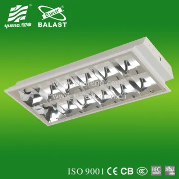 T8 Fluorescent Grille Lighting Fixtures