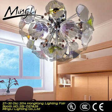 Modern Art Glass Ceiling Light Fixtures