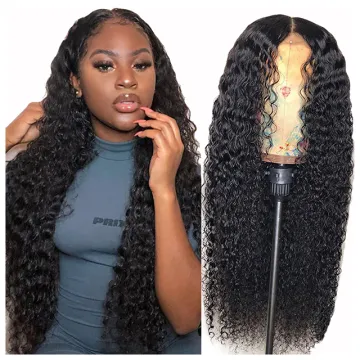 Wholesale Glueless Peruvian Human Hair Full Lace Wig Human Hair Lace Front Wigs Curly 4*4/5*5 Clsoure Frontal Wig