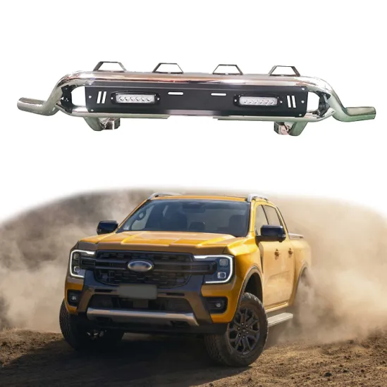 Steel Front and Rear Bumpers and Bull Bar Accessories for Isuzu Dmax 2021-2023