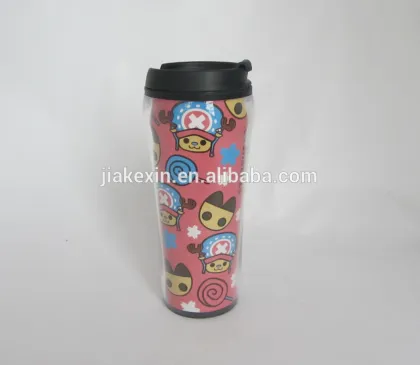 Plastic Insulated Costa Coffee Mug with Paper Insert