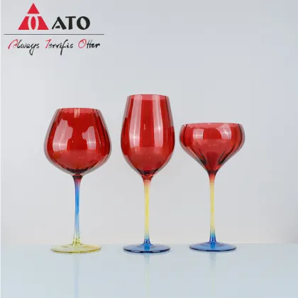Creative Red Crystal Red Wine Glass Household Goblet