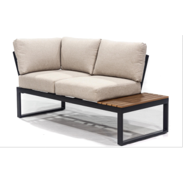 Armless double sofa chair