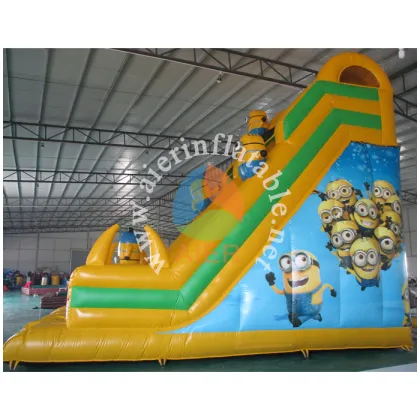 2017 Aier Cute Inflatable Spongebob Slide Inflatable Dry Slide Inflatable Slide