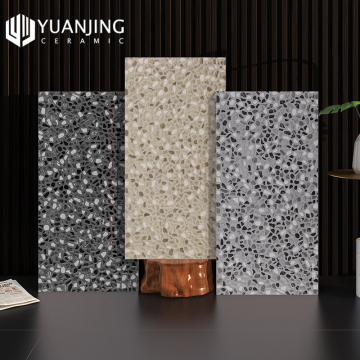 300x600mm Grey Marble Vinyl Floor Tiles: Anti-Slip and Wear-Resistant for Gardens and Courtyards