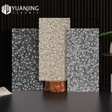 300x600mm Grey Marble Vinyl Floor Tiles: Anti-Slip and Wear-Resistant for Gardens and Courtyards