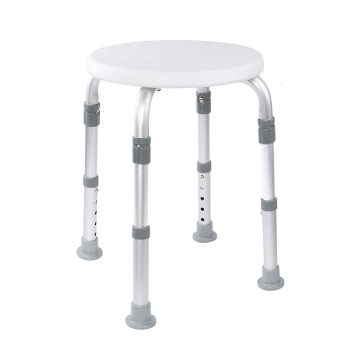 Aluminum Lightweight Alloy Rotating Shower Chair for Adjustable Transfer