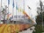 Manual internal halyard tapered flagpole