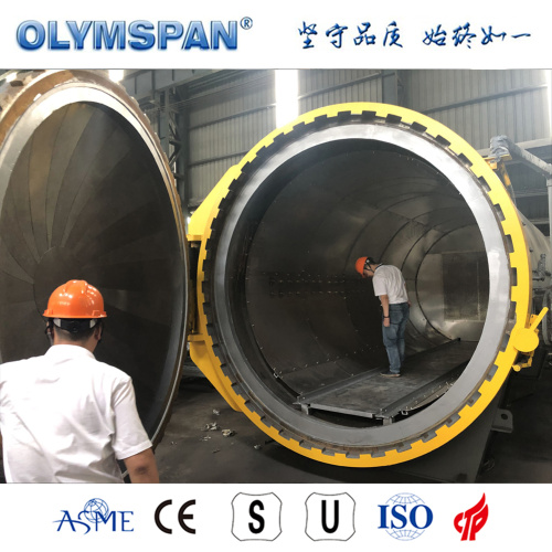 Tratamiento de materiales de fibra de vidrio estándar ASME autoclave