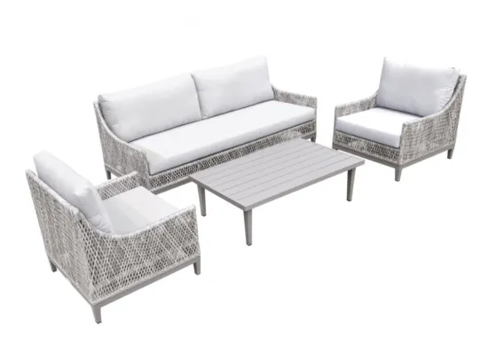 Garden rattan wicker sofa outdoor leisure sofa set