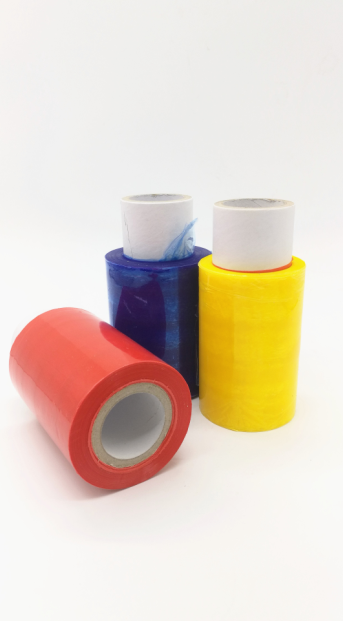 Color hand roll stretch wrap film
