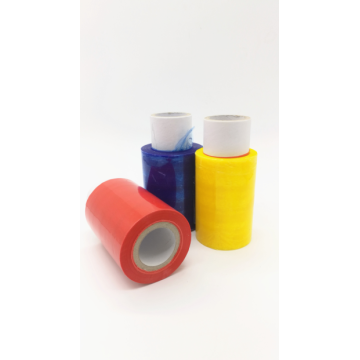 Color hand roll stretch wrap film