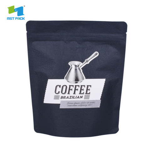 stand up ziplock buste di caffè con valvola singapore