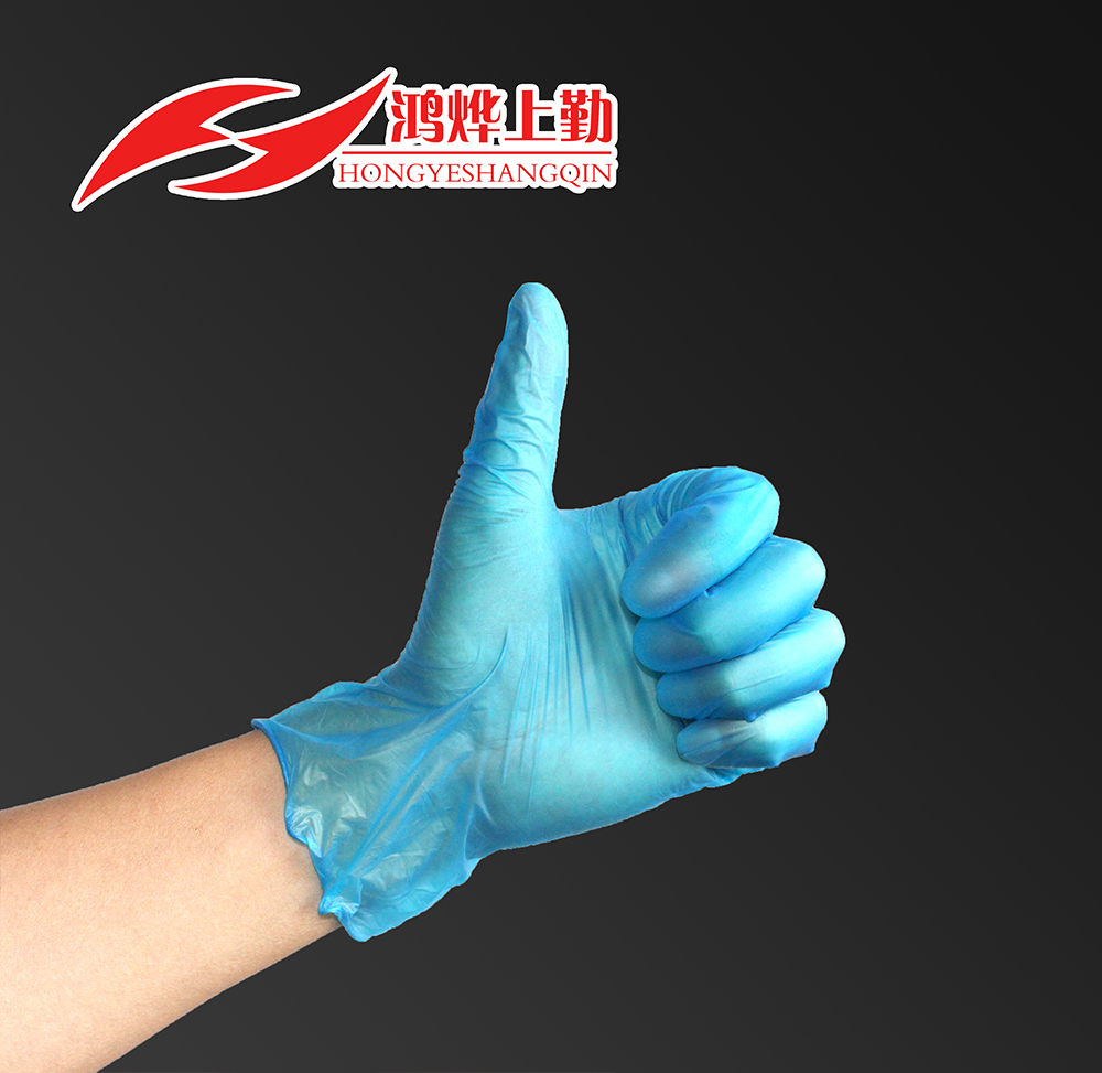 Blue Vinyl Glove