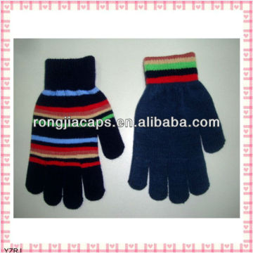 High quality Cheap fashion gloves for ladies/China Factory wholesale acrylic knit magic gloves