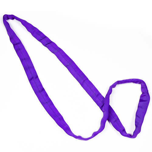 1 Ton 1M To 10M Length Cheap Price Polyester 1T Round Lifting Sling Belt Purple Color Safety Factor 8:1 7:1