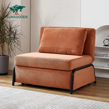 3-in-1 Folding Fabric Bed Guest Bed Sofa with Storage