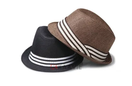 Guangzhou cheap straw fedora hats for men