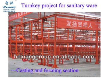 sanitary ware machine ceramic machine for turnkey project