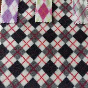 Soft England Style 100% Polyester Polar Fleece Fabric