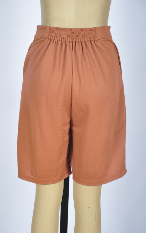 Cool Orange Shorts For Ladies