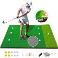 Estera de golpe de golf de césped doble de 6 tee 4x5 pies