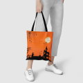 Tote Tote Bag Halloween Dual-Side Canvas