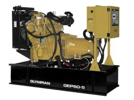 40 Kw Caterpillar Olympian Generator , 3 Pole Mccb , 4 Stroke