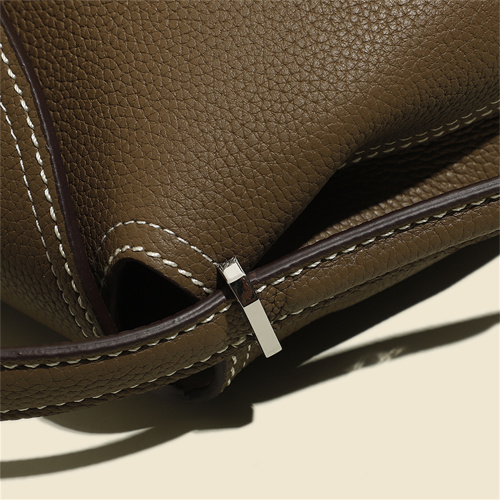 Genuine Leather Pillow Bag Stylish Tote Handbag