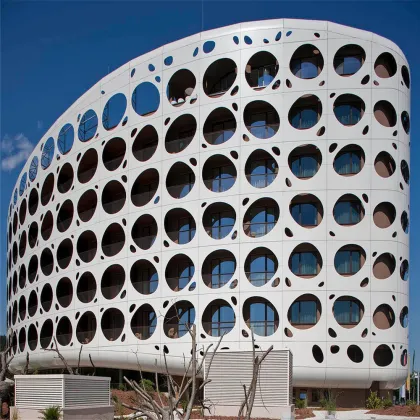 Architectural Aluminum Cladding Perforated Panels