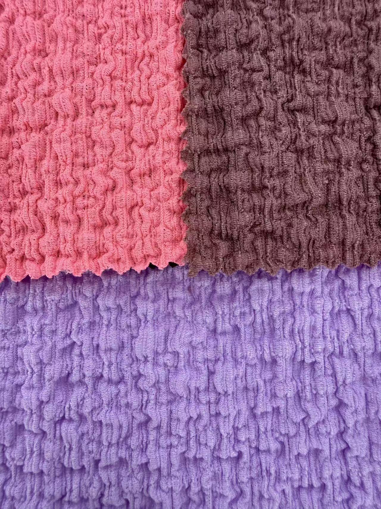 Warp Knit Crinkle Fabric For Children
