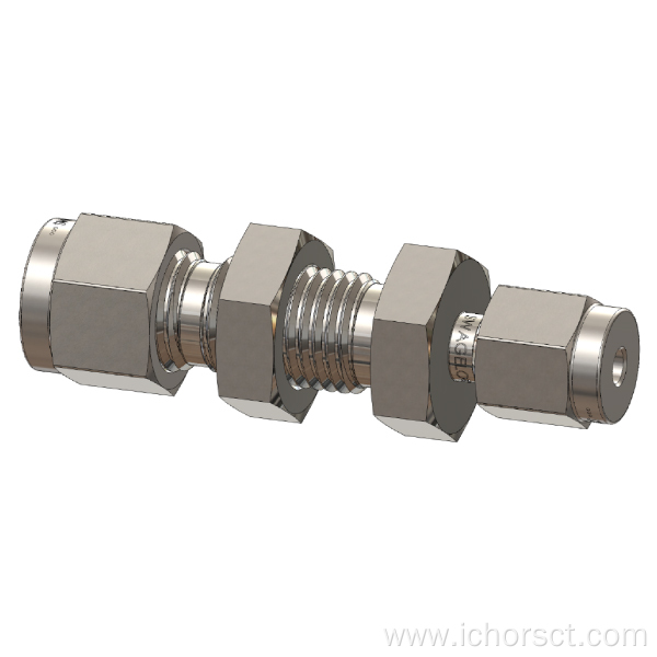 Bulkhead Straight Reducing Union Tube Fitting
