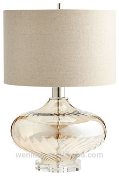 elegant glass table lamp