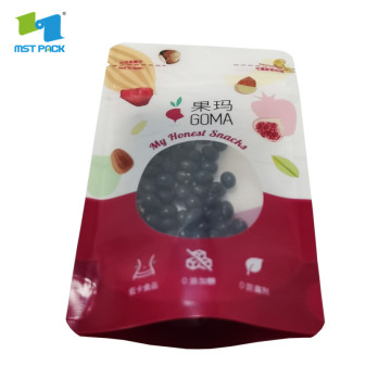 plastic flexiable stand up foil packaging pouches