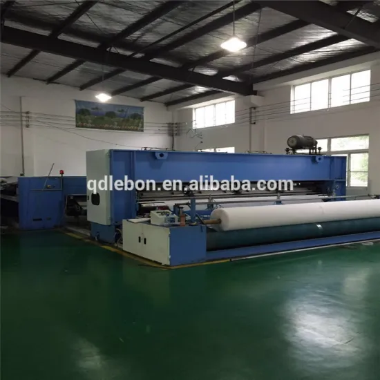 Nonwoven needle punched felt making machine production line