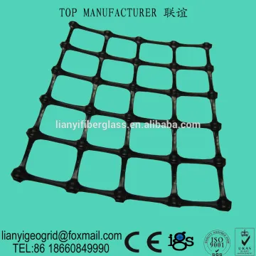 PP Biaxial Geogrid reinforcement soil structure