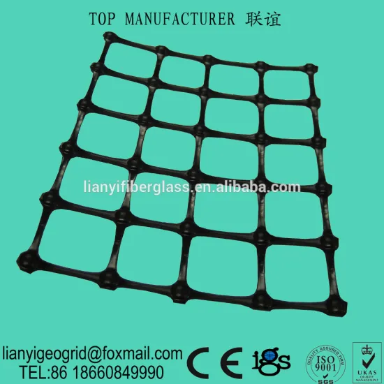 PP Biaxial Geogrid reinforcement soil structure