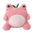 Pink Peach Frog en peluche