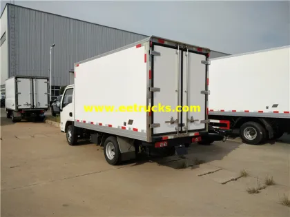Yuejin Gasoline Refrigerated Van Vehicles