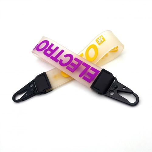PVC Rubber Keychain Custom with Key Ring
