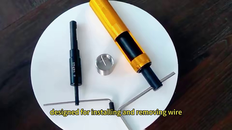 M6 Steel Wire Thread Insert Kit Carbon Steel Fasteners Zinc Plated Finish Repair Tool ISO Certified Metric Measurement System