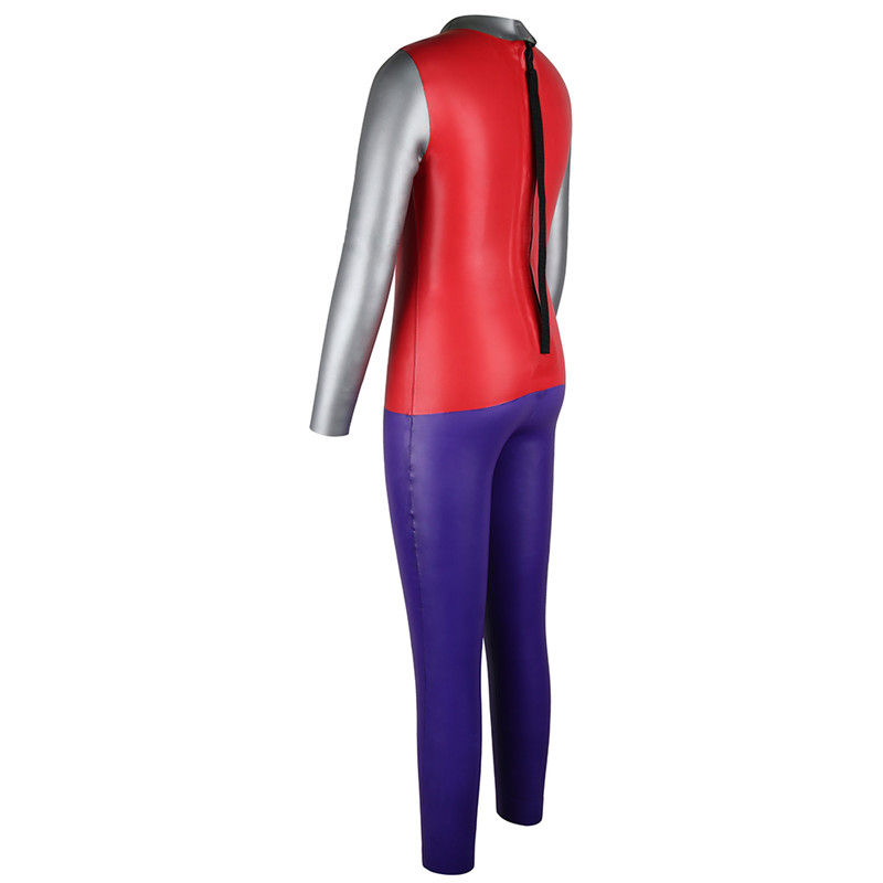 Seaskin 3mm Geri Fermuarı Kırmızı Renkli Dalış Wetsuits