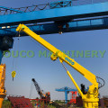 0.2T20M Telescopic Boom Marine Crane with Hydraulic Cylinder