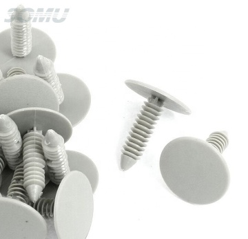 Gray Plastic Car Trim Clips Rivet Fastener 6mm Hole" could be simplified to:

"6mm Hole Gray Plastic Car Trim Clips