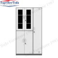 Metal Case Cabinet Glass Door with Five Doors