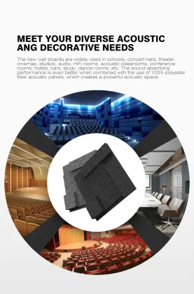 Creative 3D Wall Felt Soundproof Decorative Acoustic Panels