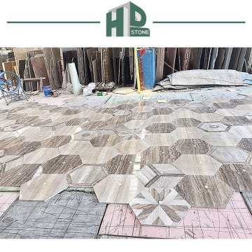 Prix ​​de plancher en marbre en bois pour le design d'intérieur